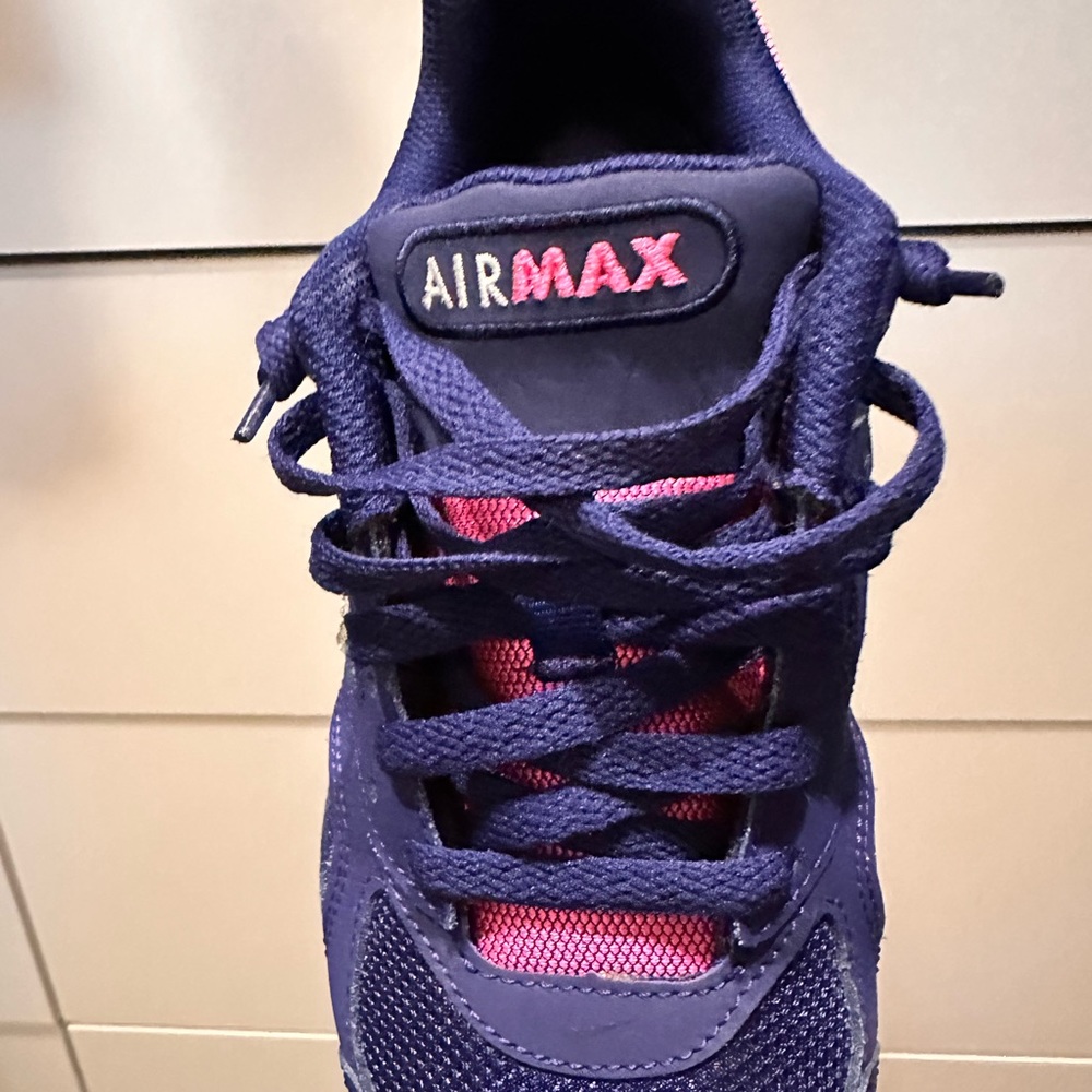 Size 6.5 - Nike Air Max Ivo Blue Pink With Swarovski rhinestones - Picture 4 of 6